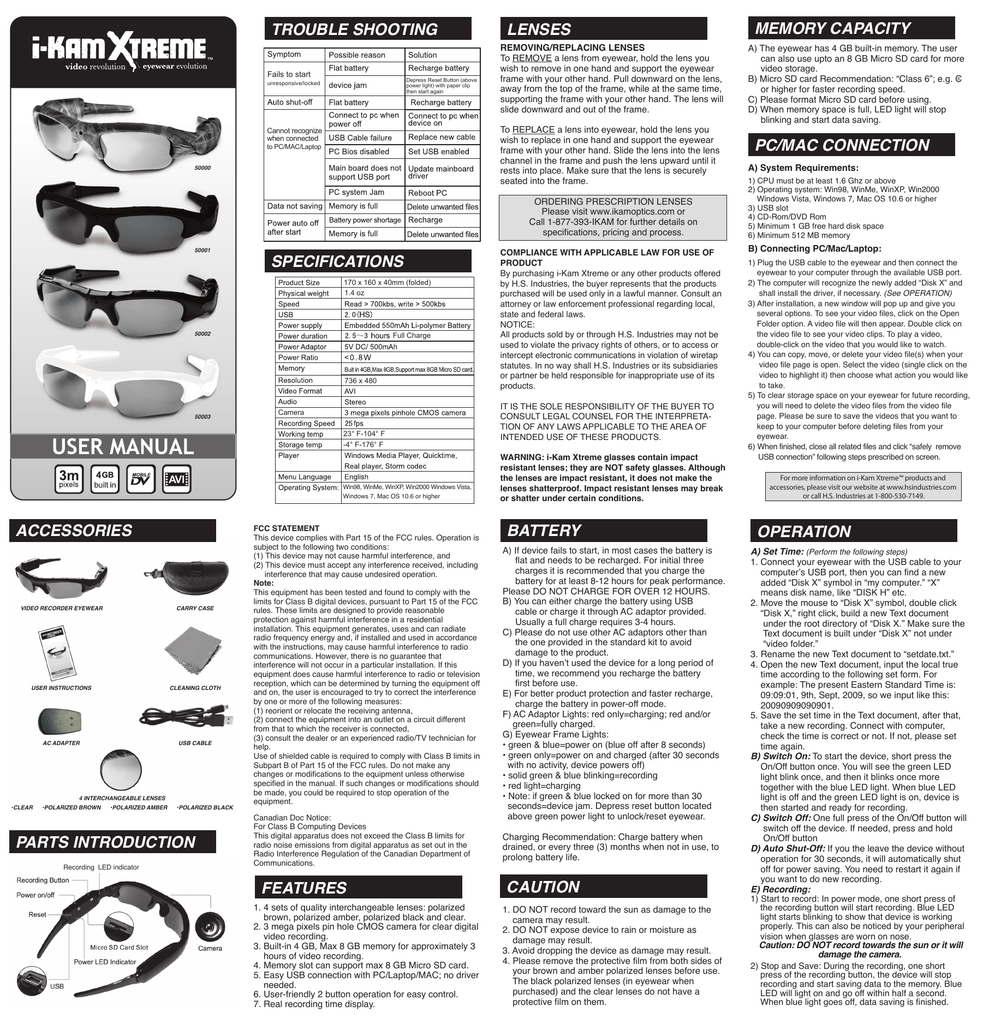 mp3 sunglasses manual