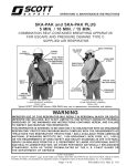 SCOTT SAFETY SKA-PAK and SKA-PAK PLUS Operating &amp; Maintenance Instructions