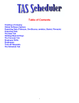 TAS Scheduler Manual | AI Chat &amp; PDF Download