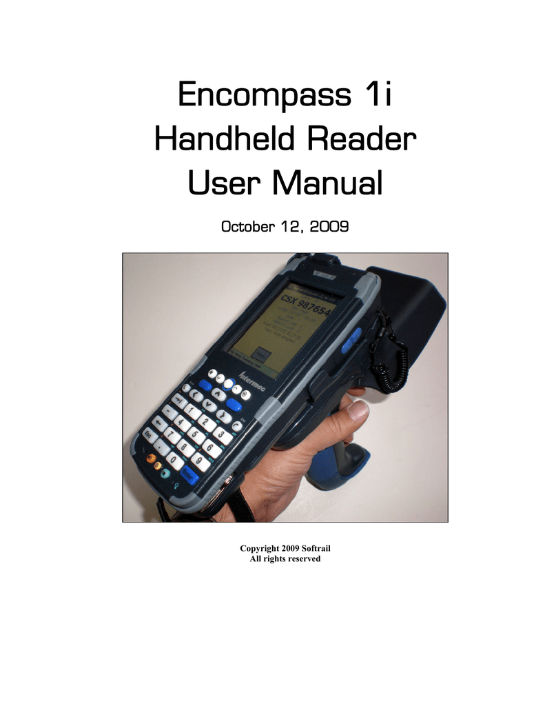 1i Handheld Reader User Manual Manualzz