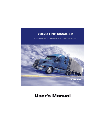 Volvo User`s Manual | Manualzz
