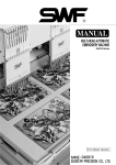 Sunstar Precision SWF G Series manual