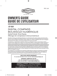 RoadPro Digital Compass RPIC-1291 Owner's Guide