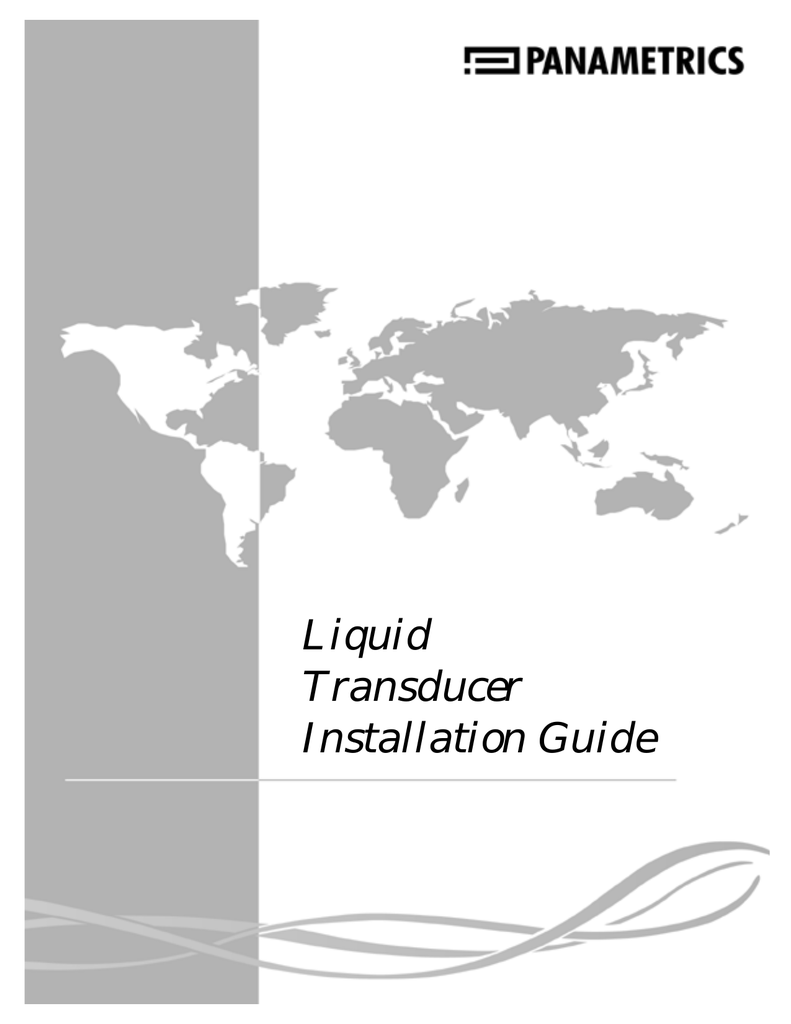 Liquid Transducer Installation Guide Manualzz