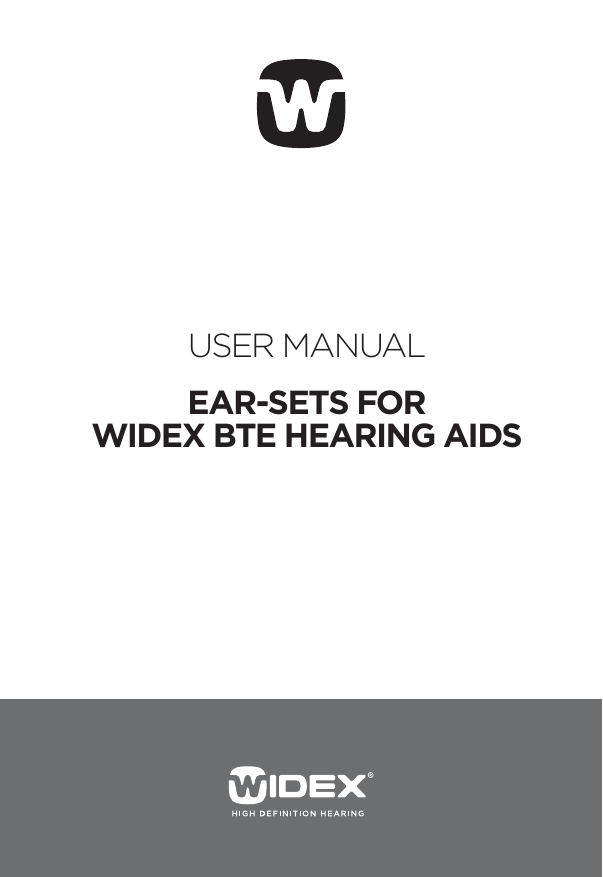 user manual earsets for widex bte hearing aids Manualzz