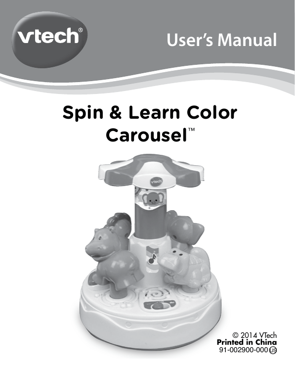 Vtech spin and learn 2024 color carousel