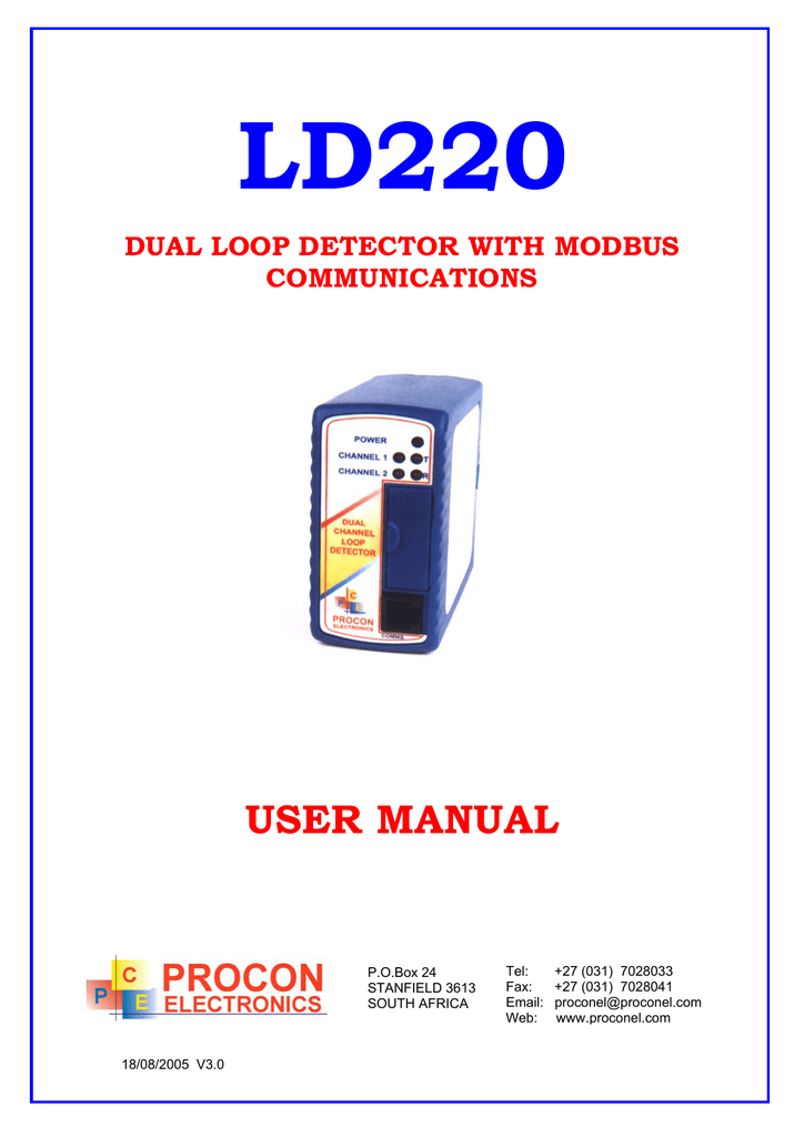 Procon Loop Detector Wiring Diagram Wiring Diagram