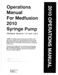 Medfusion 2010 Syringe Pump Manual: AI Chat &amp; PDF