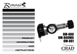 Bonsai OM-800, OM-800WG, OM-801 User Manual