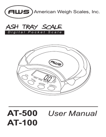 User manual American Weigh Scales AC-100 (English - 7 pages)