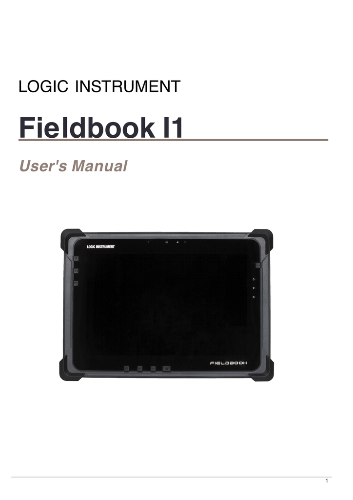 Fieldbook I1 Manualzz