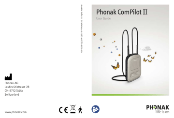 User Guide Phonak ComPilot II | Manualzz