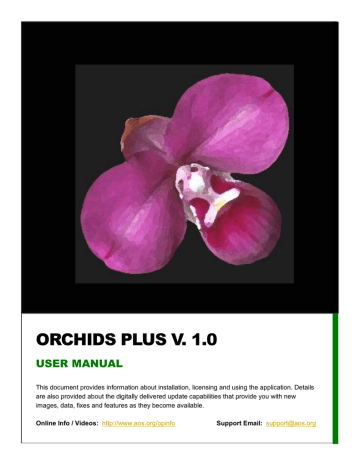 Orchids Plus V 1 0 American Orchid Society Manualzz