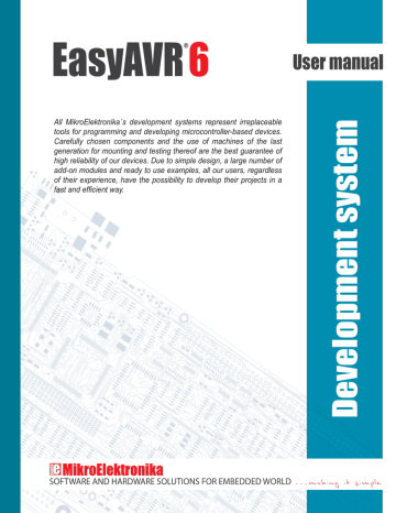 EasyAVR6 User Manual | Manualzz