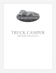 Palomino Truck Camper Owner&rsquo;s Manual