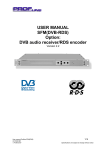 Profline SFM DVB-RDS User Manual