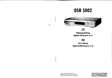 DSR 5002 | Manualzz