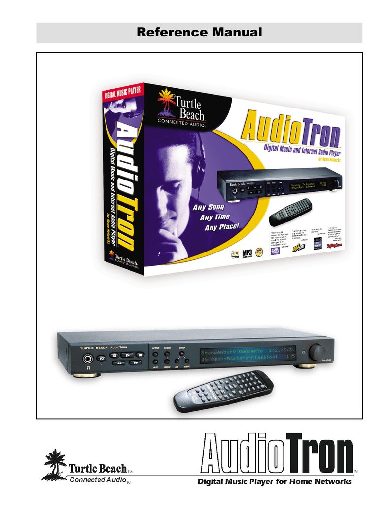 Turtle Beach Audiotron 100 Manualzz