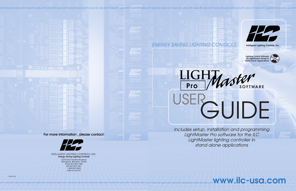 LightMasterPro StandAlone Software User Guide Manualzz