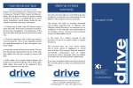 Transport Chair TR19SV-DDA User Manual