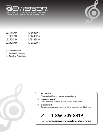 Checking your current software version. Emerson LF320EM5F, LE240EM4
