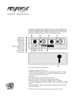 ETC Response - User manual | manualzz.com