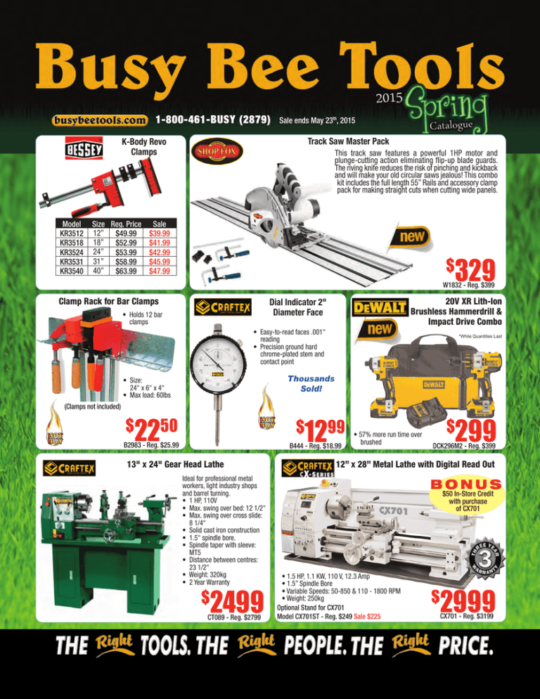 3 Busy Bee Tools Manualzz
