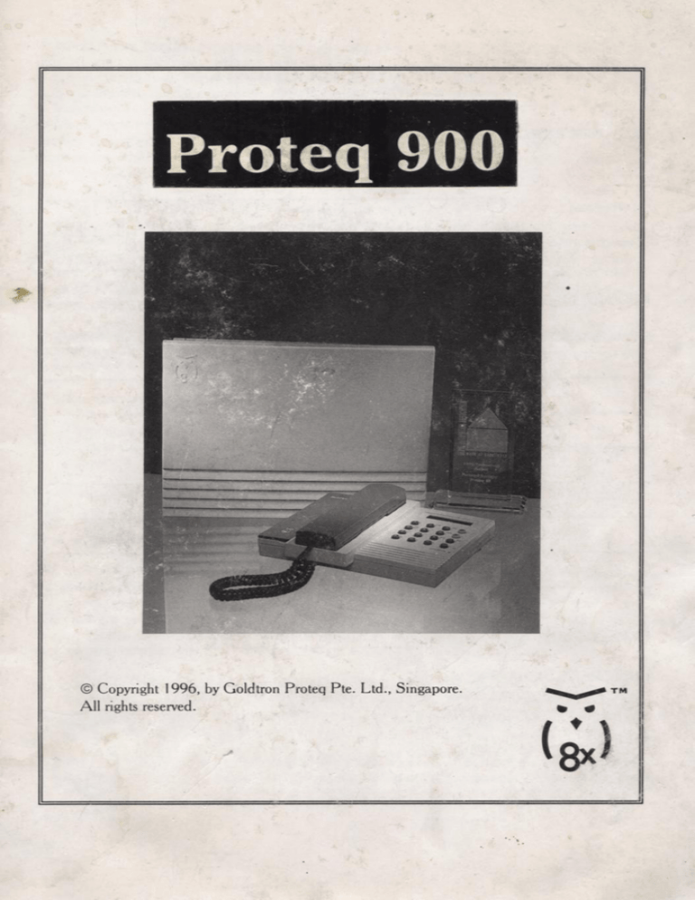 Proteq 900 Installer Manual Manualzz