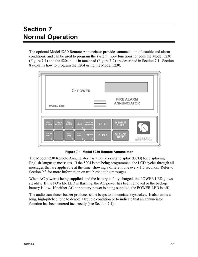 Silent Knight 5204 User Mannual | Manualzz