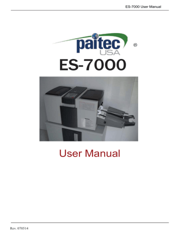 MyBinding PAITEC ES-7000 manual | Manualzz