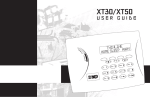 XT 30, XT 50 Security System User Guide