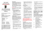 SaluTron ComBi D3 User Manual