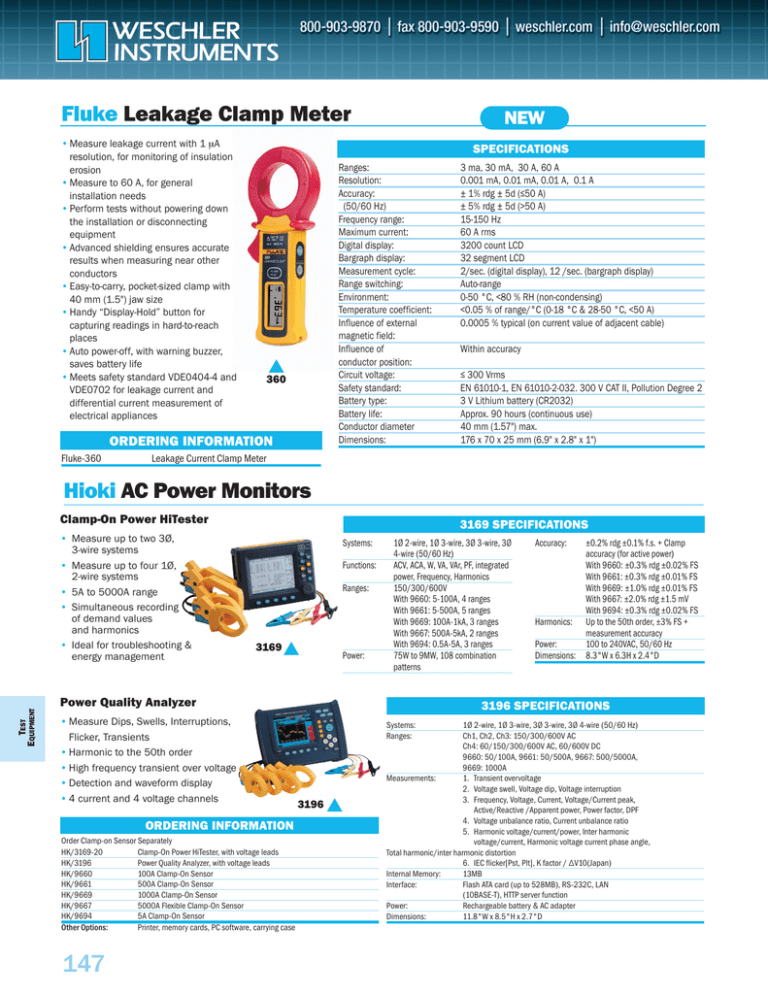 Fluke Power Log 2.7 Software