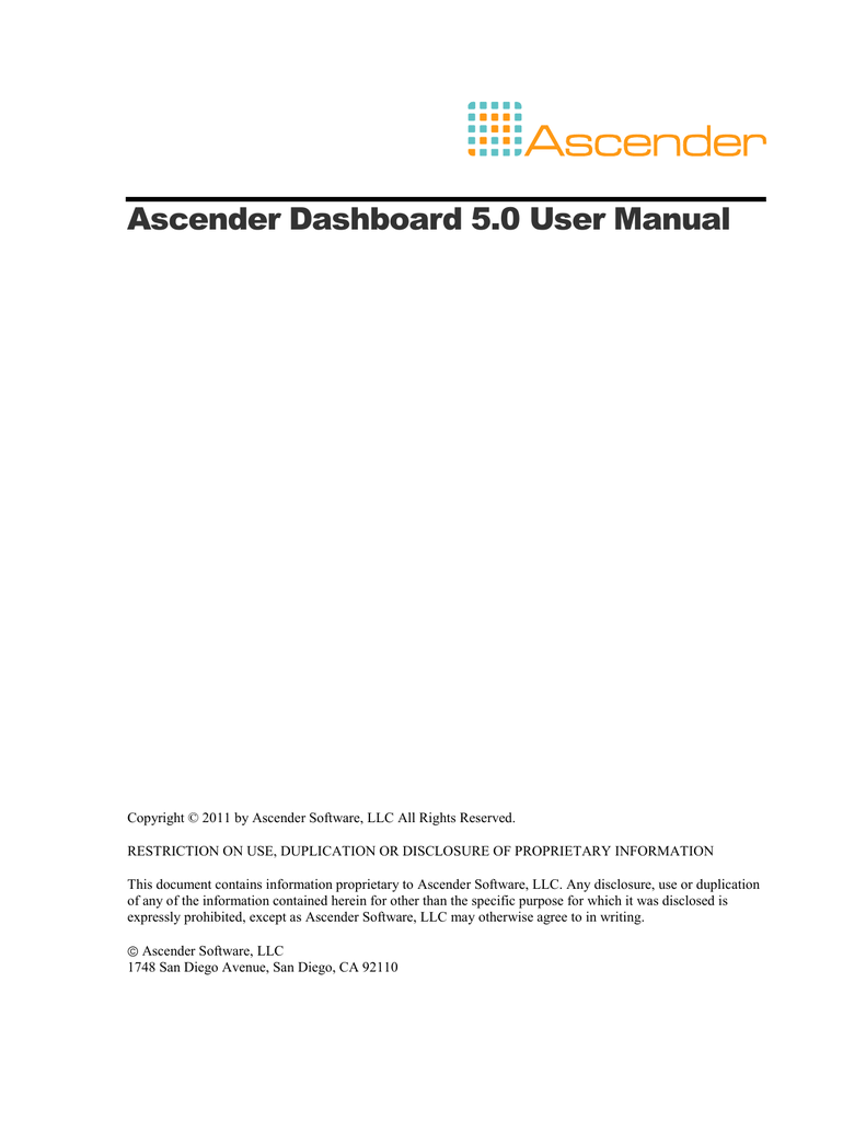 Ascender CM User Manual Manualzz