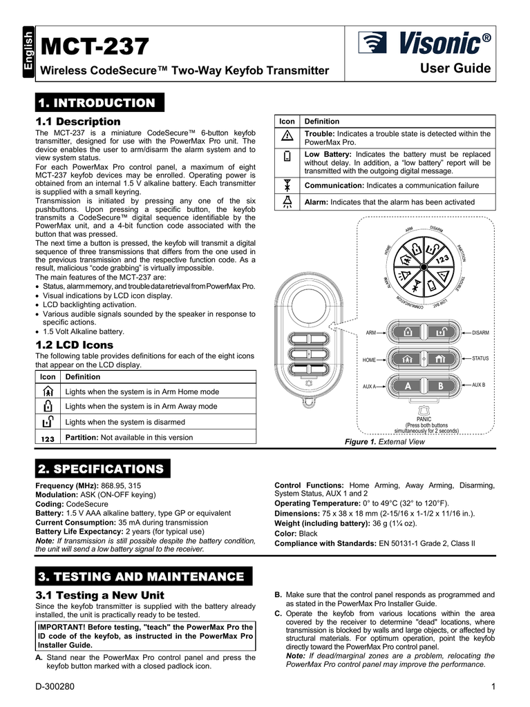 Manual Mct 237 En Manualzz