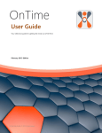 OnTime User Guide - Vesigo Studios