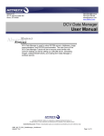 Apteryx DCV Data Manager User Manual