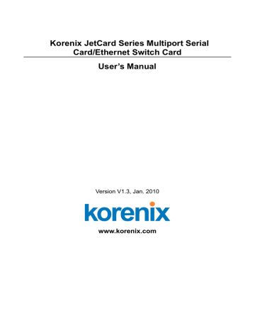 Korenix Manual | Manualzz
