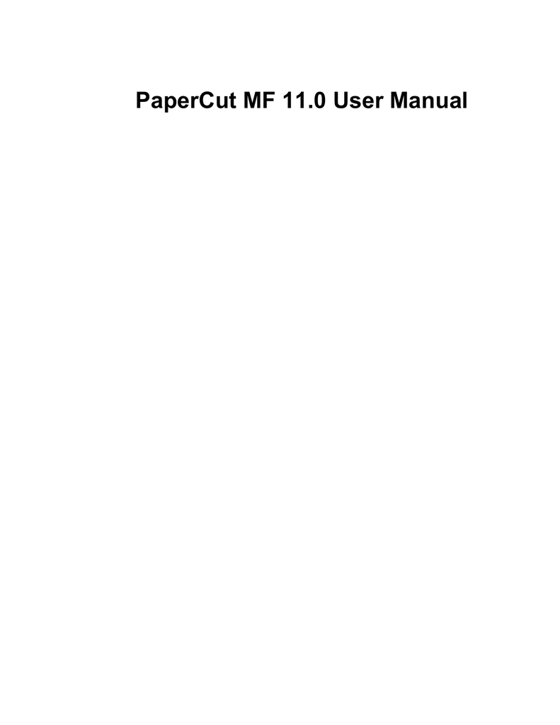 does papercut ng version 11.0 work with windows 10