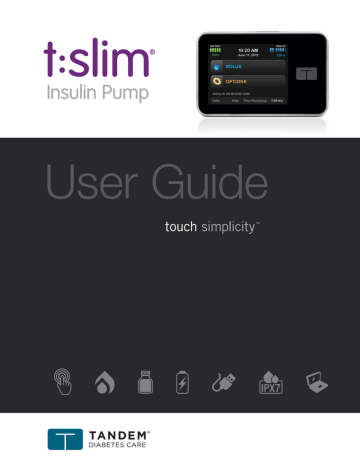 Tandem T:slim User Guide | Manualzz