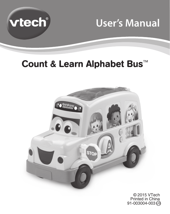 vtech count & learn alphabet bus