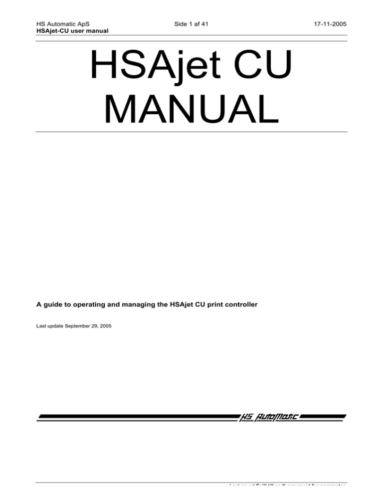 Hsajet Cu Manual Superior Case Coding Manualzz