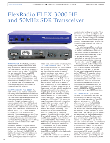 FlexRadio FLEX-3000 HF and 50MHz SDR Transceiver | Manualzz