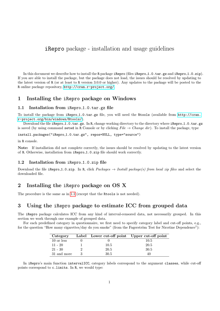 how to install package in r from zip