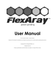 FlexAray FA75 User Manual