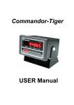 Commandor Tiger Scale User Manual