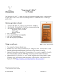Vinmetrica SO2 Controller SC-100A SC-100A User Manual