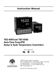 TEMPCO TEC-4500 &amp; TEC-9500 Instruction Manual