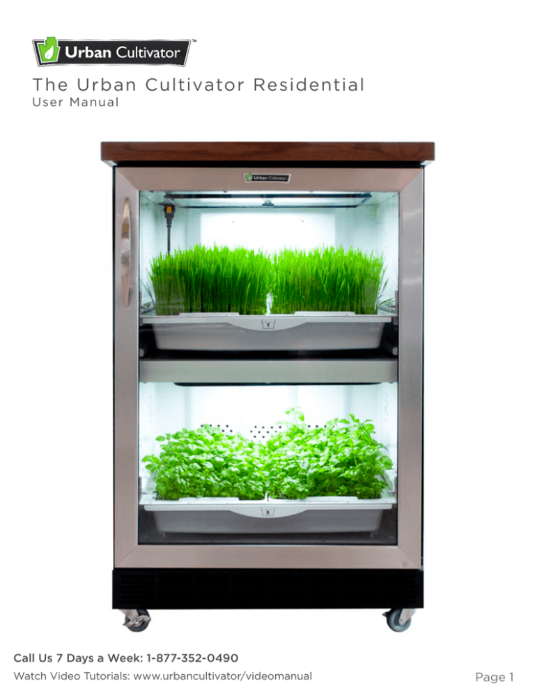 Шкаф для выращивания зелени urban cultivator commercial