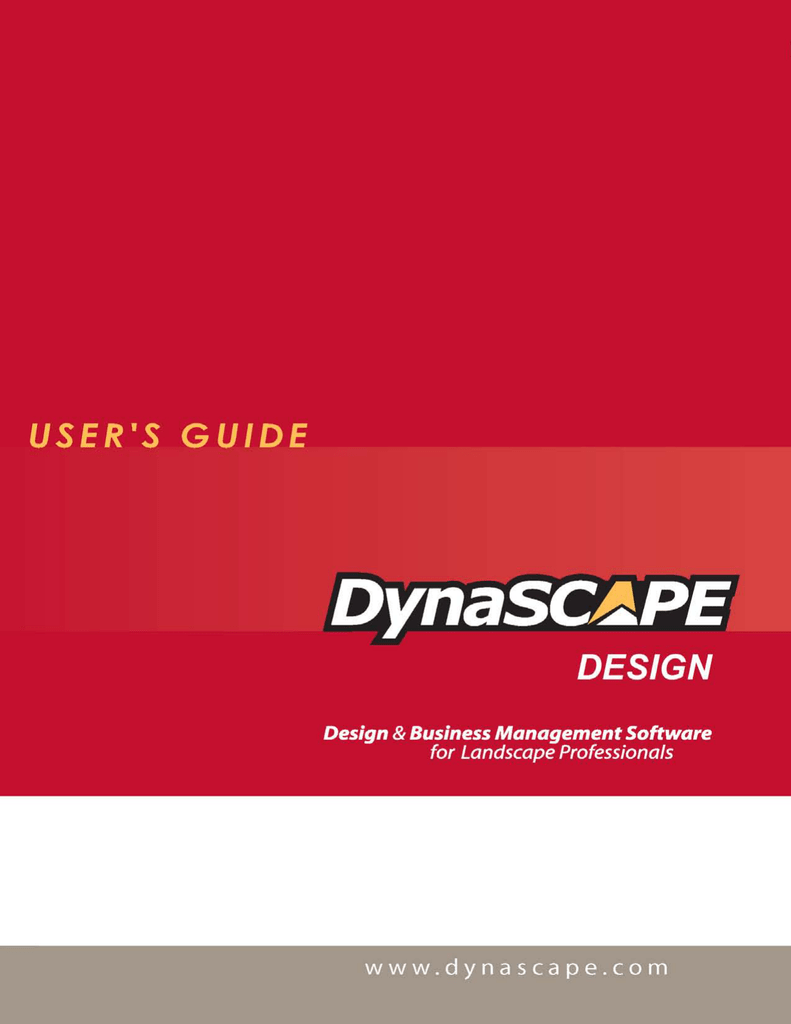 dynascape color manual